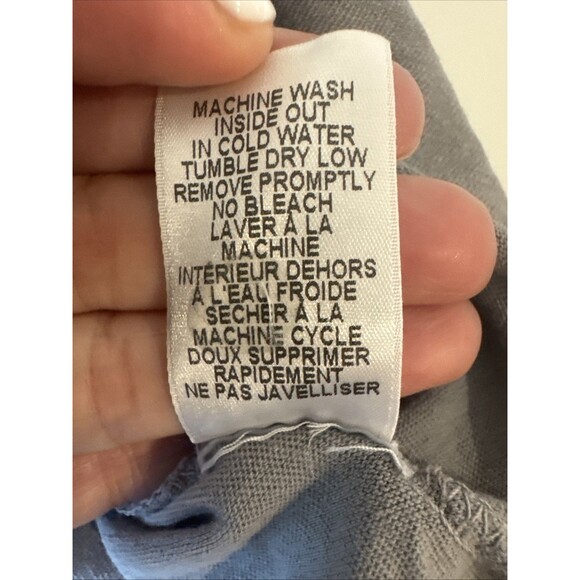 Frank & Eileen Size Small Tee Lab Long Sleeve High Low T-Shirt Gray Cotton - Picture 6 of 9